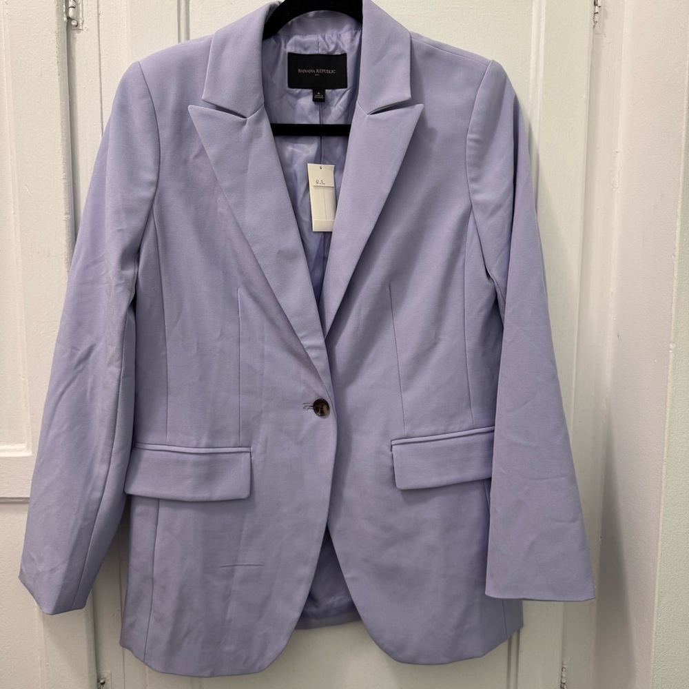 Banana Republic Lavender Purple Blazer